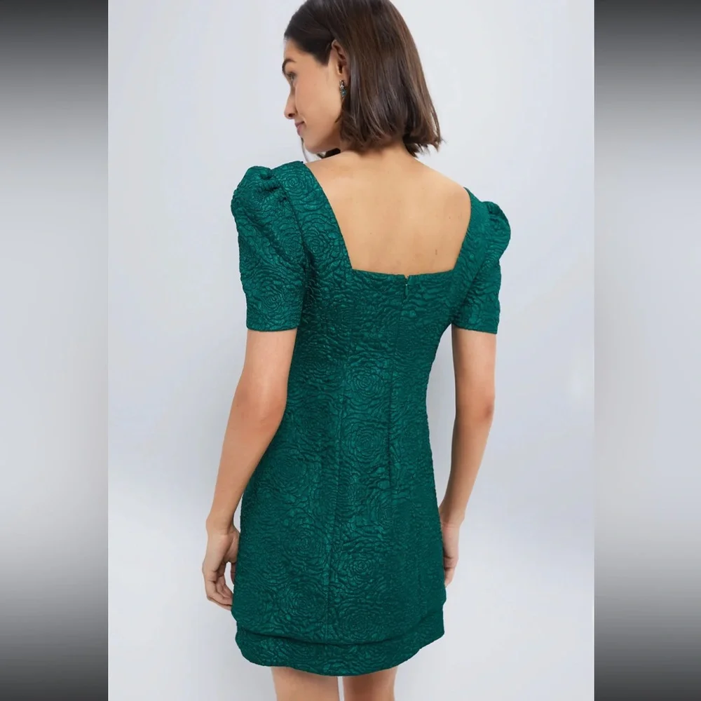 Tuckernuck Hyacinth House Emerald green Juliana mini dress NWT - Picture 4 of 6